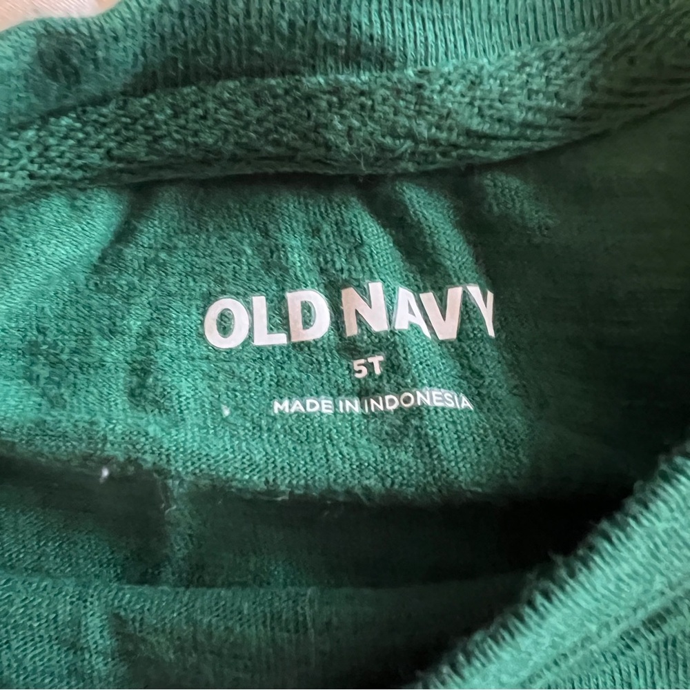 Old Navy Kids' Green and Gray T-Shirts Set - Picture 5 of 8